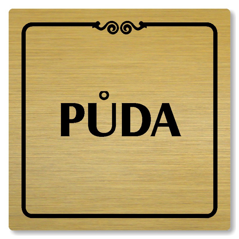 Půda, 148x148mm, zlatá, Texas